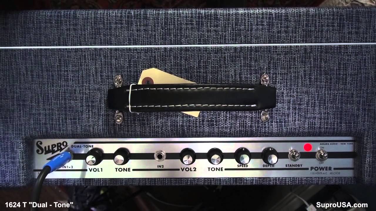 SUPRO DUAL-TONE amp  Review by Lance Keltner