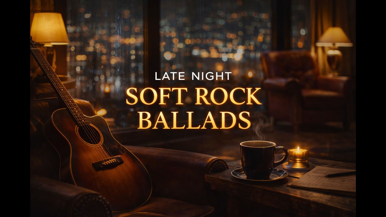 Soft Rock Ballads 🌙 Emotional Instrumental Music for Study & Relax (1 Hour)