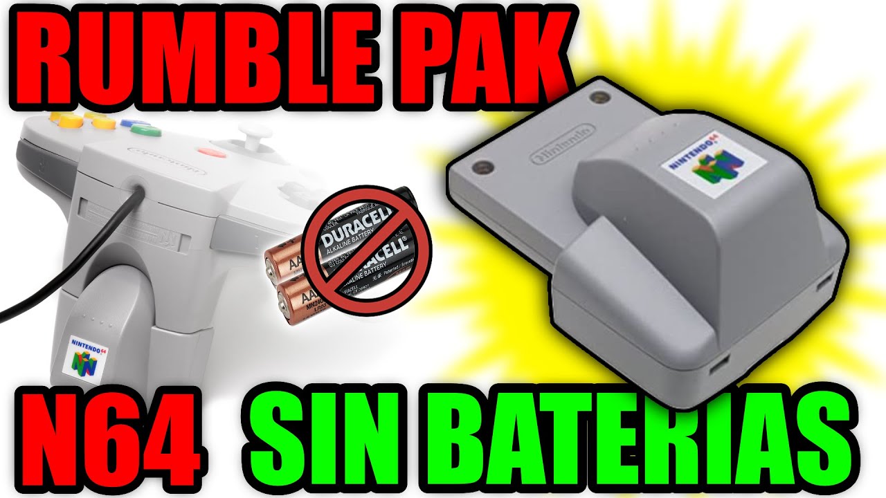DIY HACK TU RUMBLE PACK DE 64 SIN BATERIAS Y TAMBIÉN TE MUESTRO COMO HACER UN DESARMADOR DE GAMEBIT