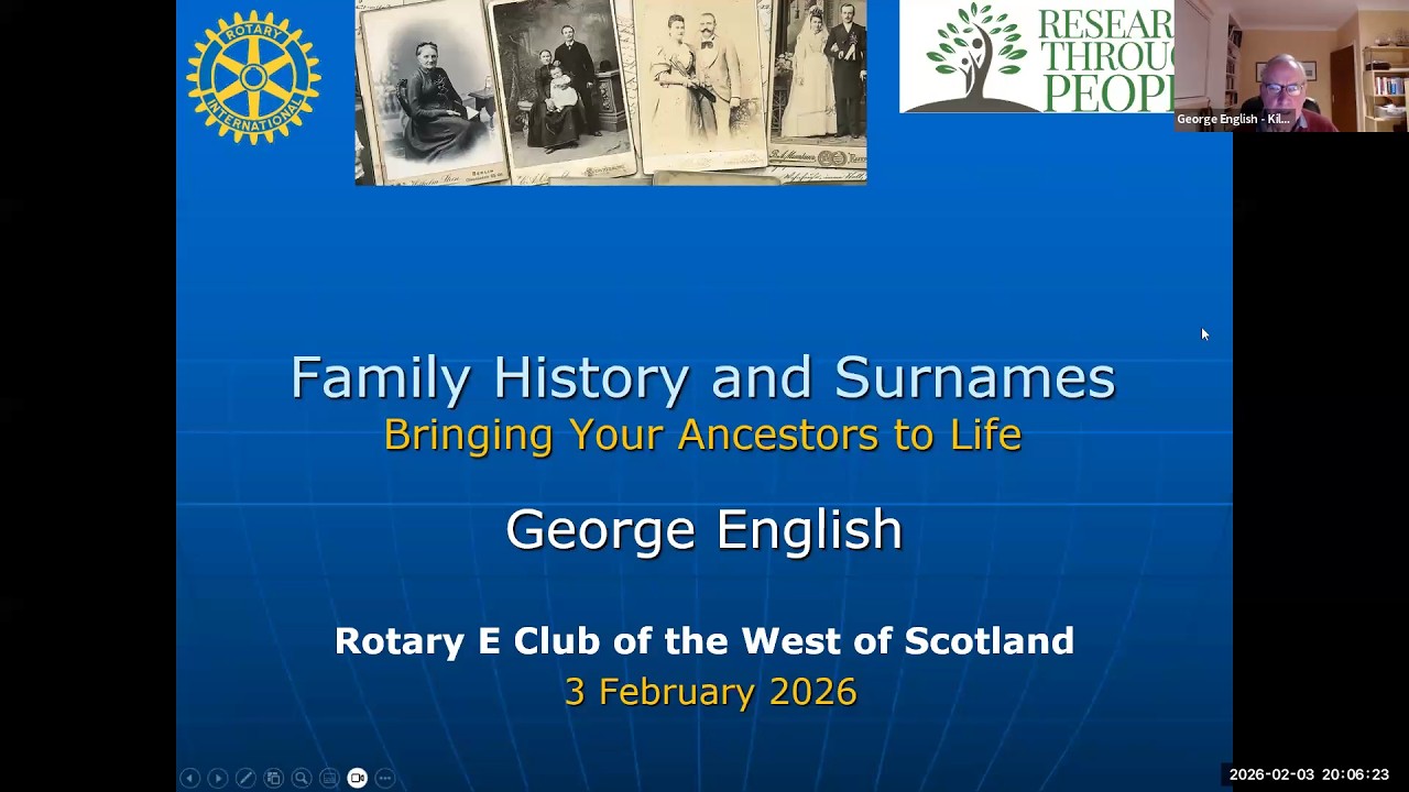 Family History and Surnames - George English