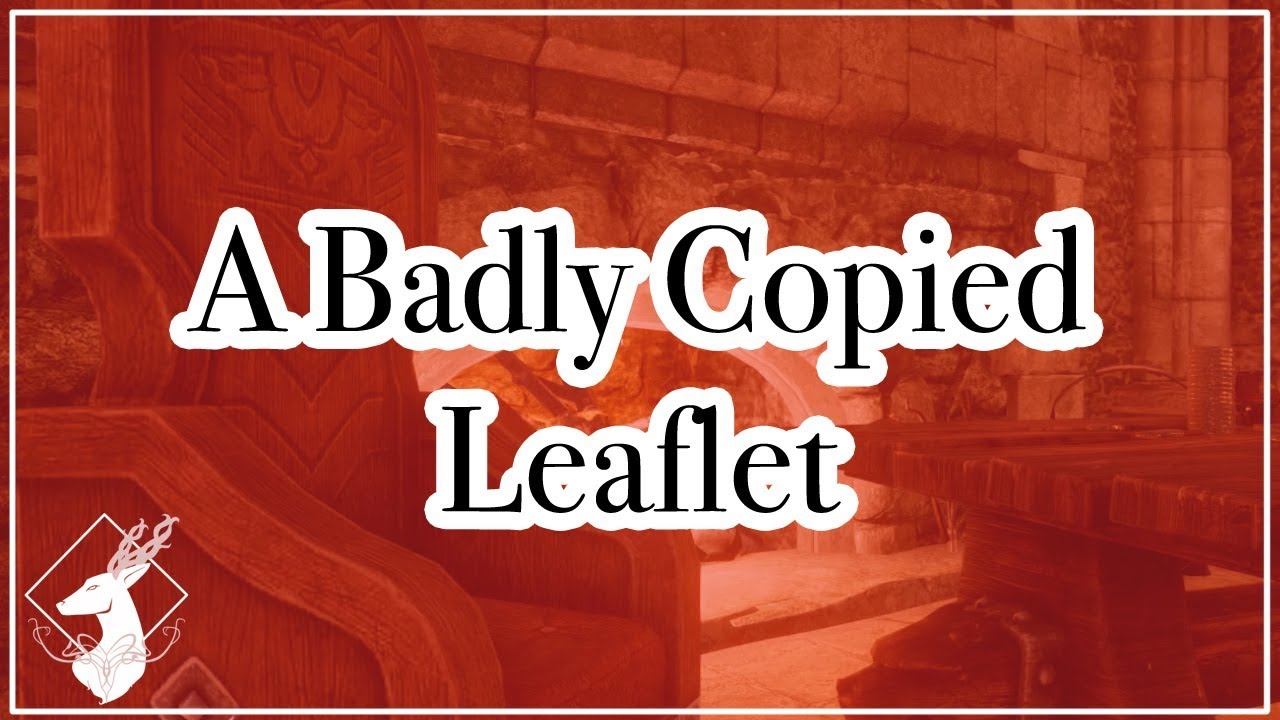 {Codex-DA2} A Badly Copied Leaflet