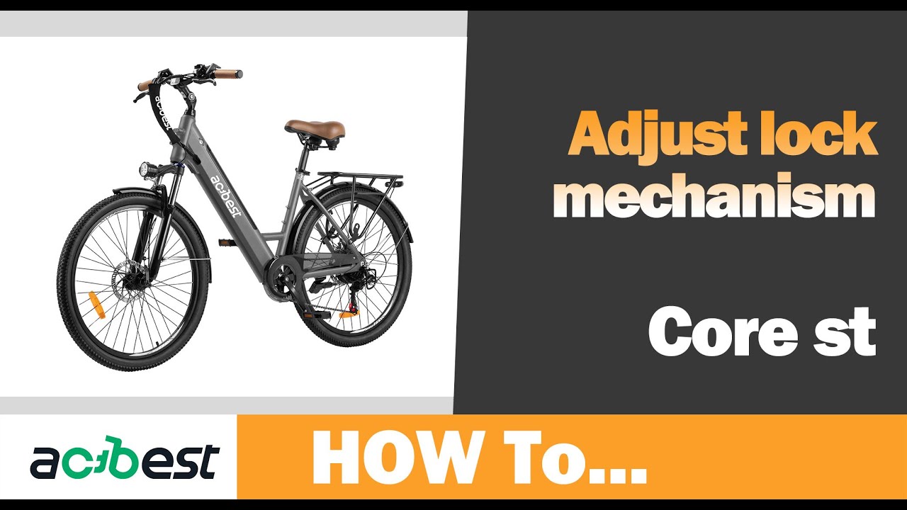 Adjust lock mechanism-Actbest Core Step-Through