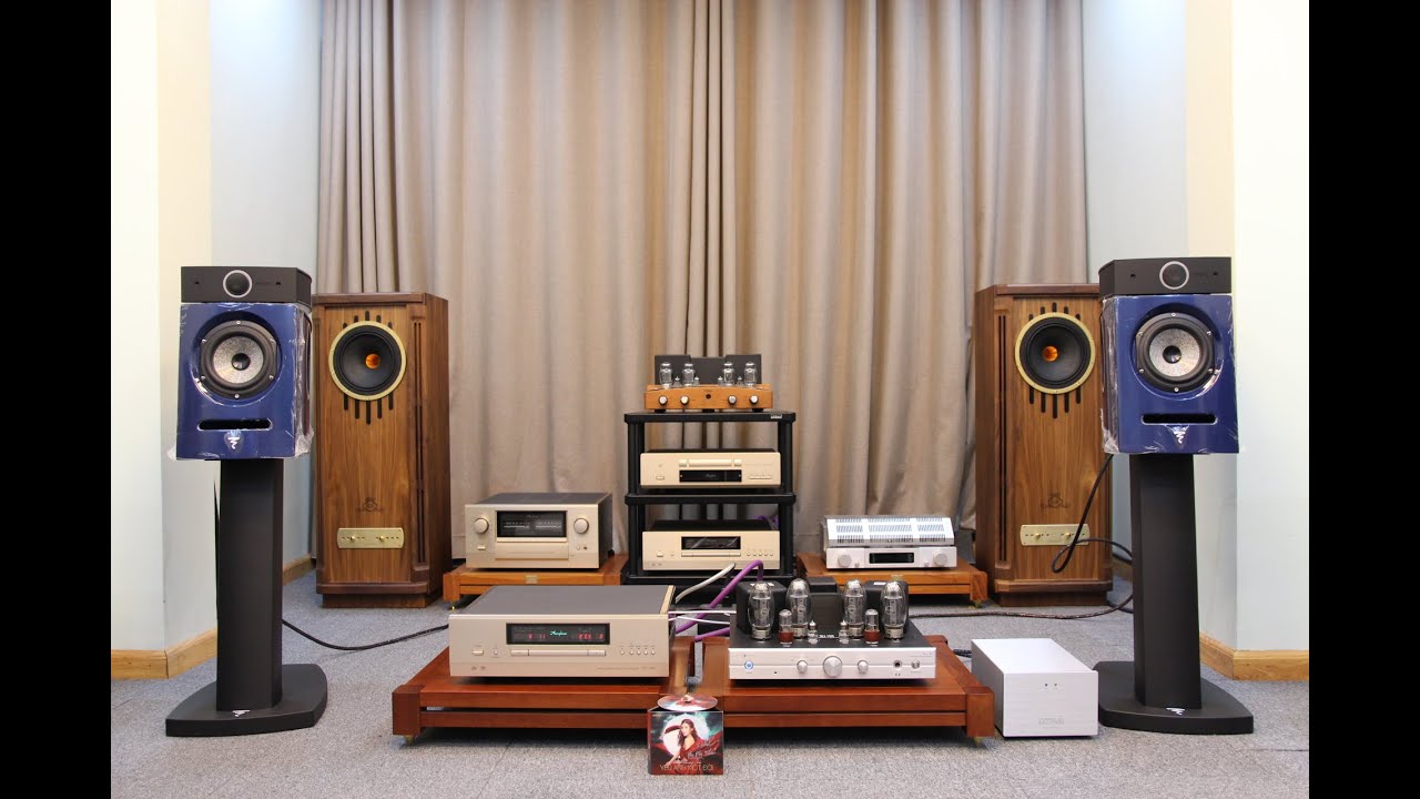 Trải nghiệm phối ghép  loa Focal Diablo Utopia Evo  CD DAC Accuphase DP 560 Ampli Cary AudioSLi100