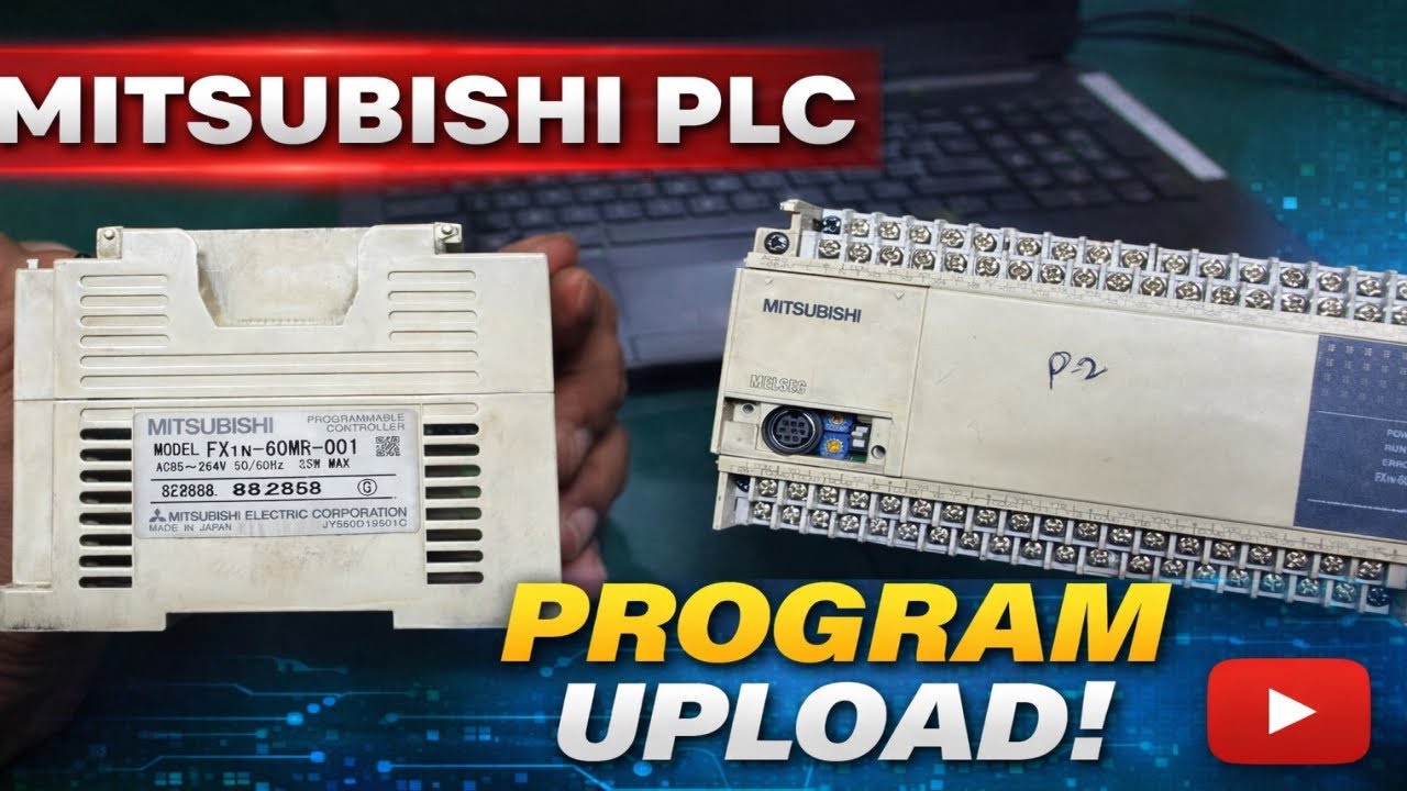 Mitsubishi plc program upload..