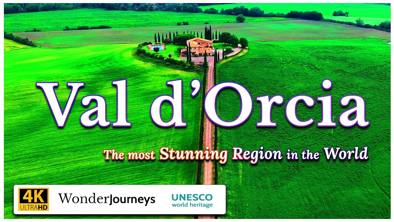 Most stunning region of the world: Val d'Orcia in Tuscany Italy