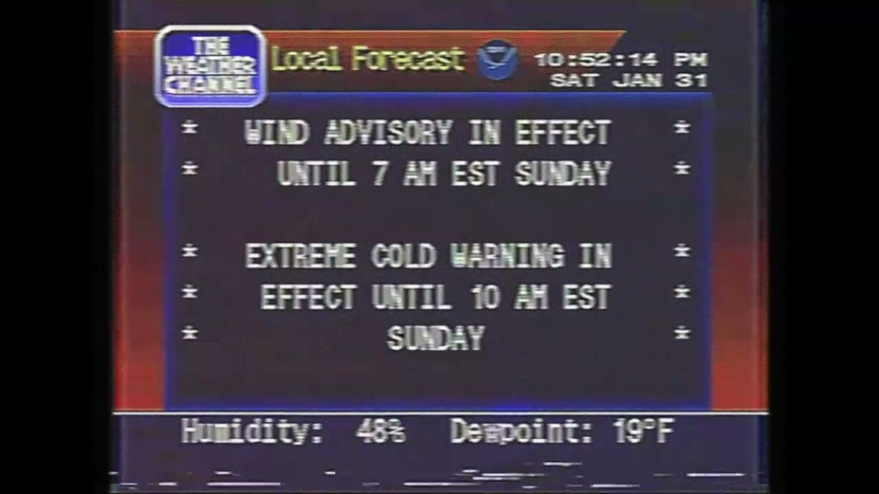 Lakeland, Florida WeatherStar 4000 Emulator (1/31/26)