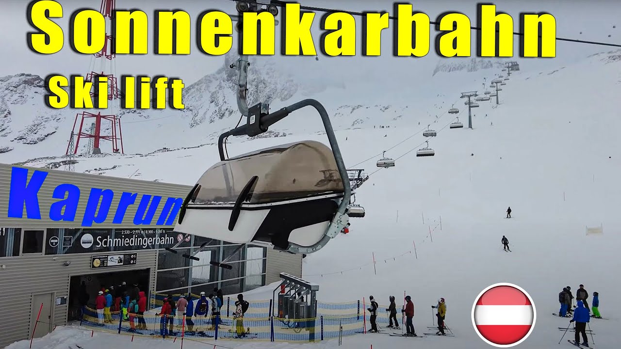 Sonnenkarbahn Ski Lift in Kaprun Austria