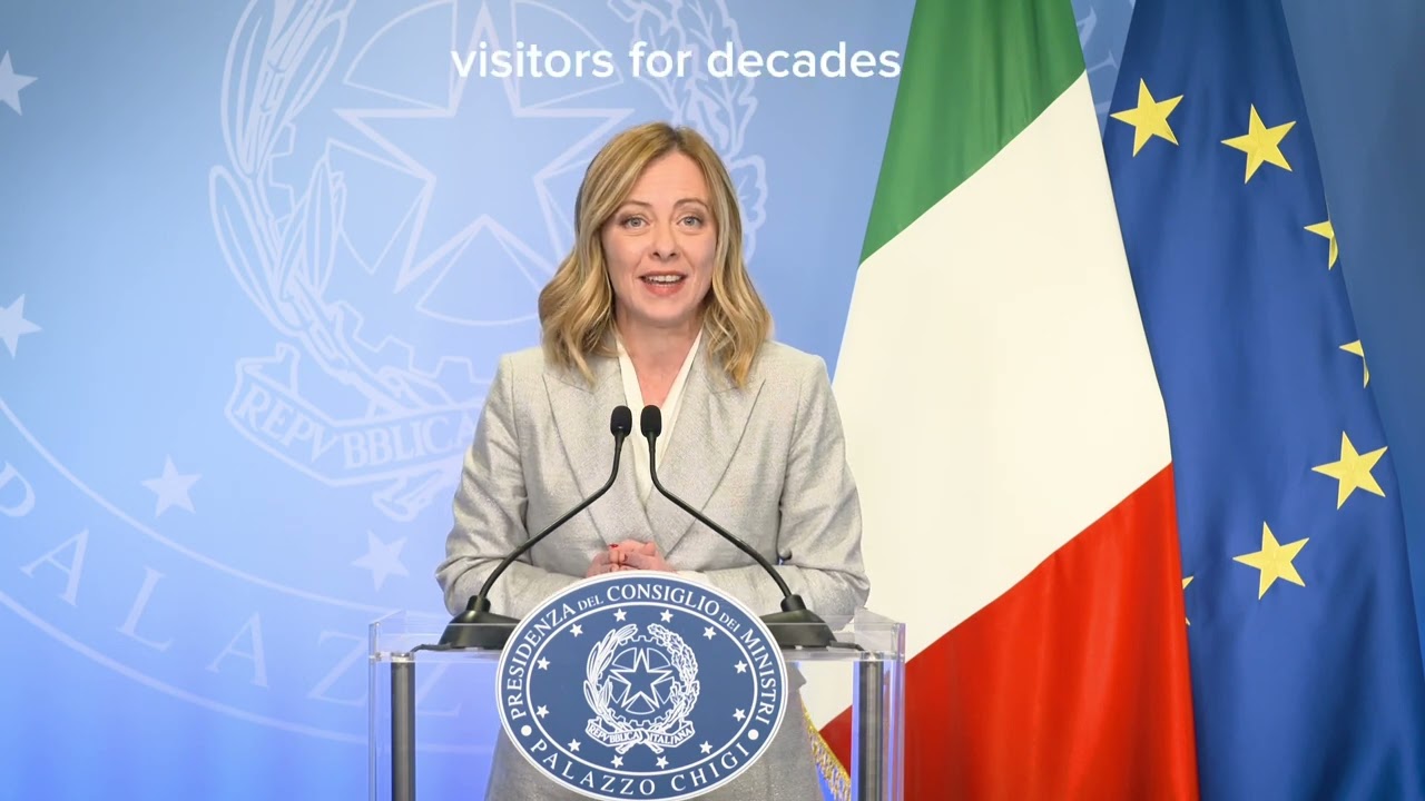 Giorgia Meloni Prime Minsiter of Italy at 173rd General Assembly BIE
