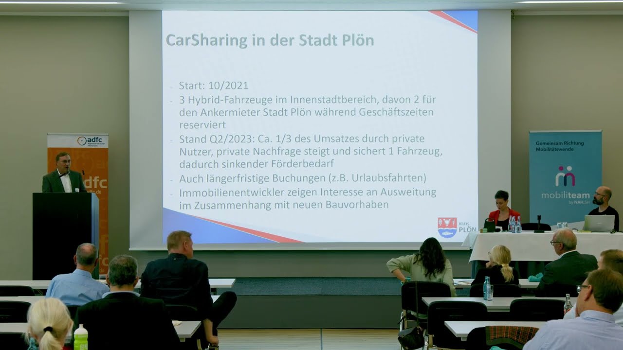 CarSharing-Angebote im ländlichen Raum verankern / Mobilitätskongress SH 2023