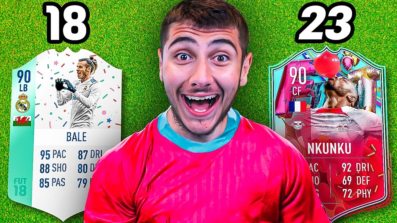 I Used A FUT Birthday Card On EVERY FIFA!