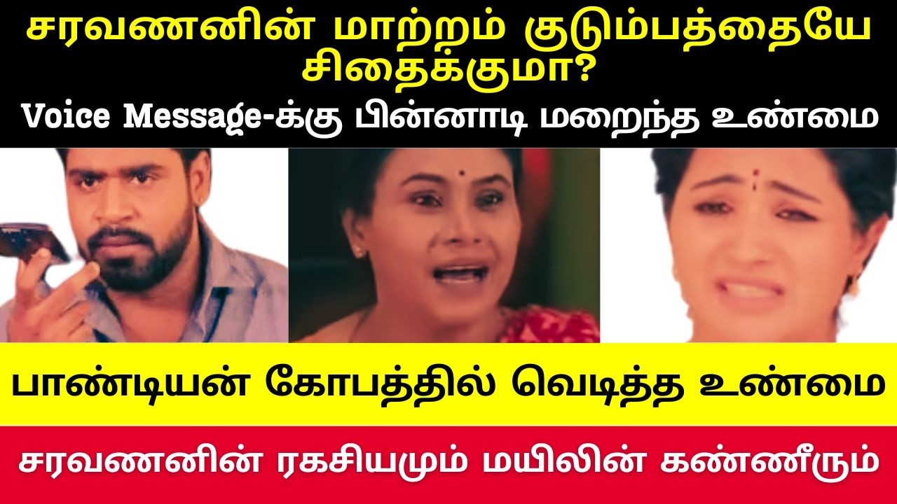 புருஷனை கைக்குள்ள வைத்திருக்க தெரியாது–இந்த வார்த்தை உடைத்த குடும்பம், அமைதியா போன மயில், இனிமேல்..