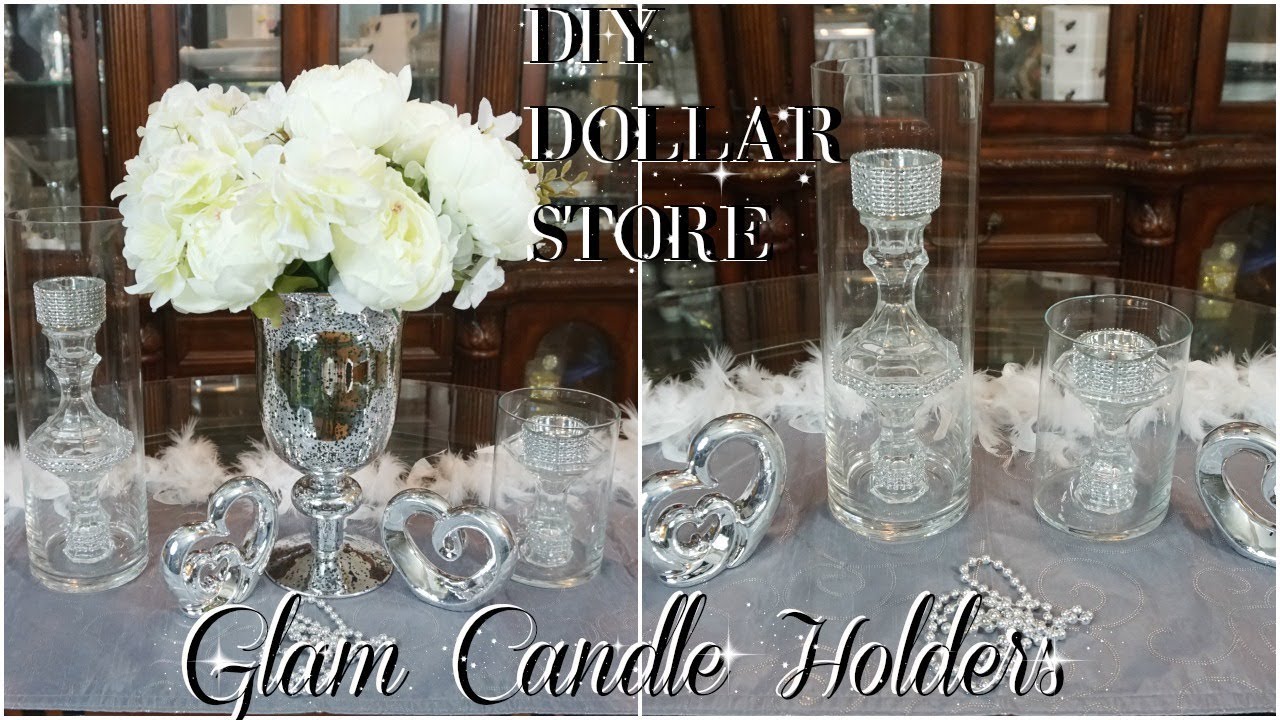 DIY | DOLLAR TREE GLAM CANDLE HOLDERS | DIY HOME DECOR IDEAS | PETALISBLESS