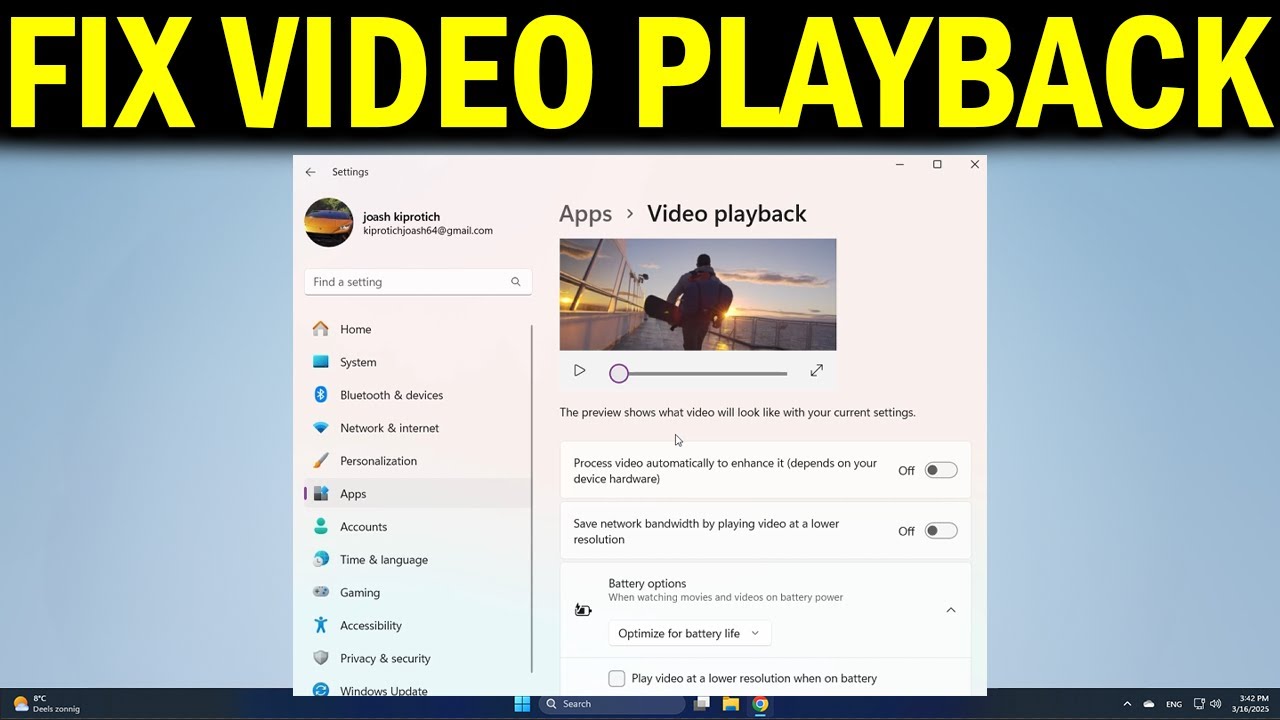 How To Fix Video Playback Issues, Problems and Errors on Windows 11 - Quick Fix