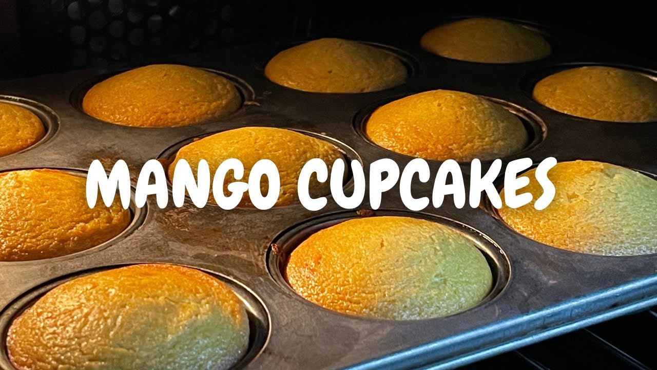 Soft and fluffy Mango Cupcakes | Easy to Make Homemade mango Muffins | Kitchen 677