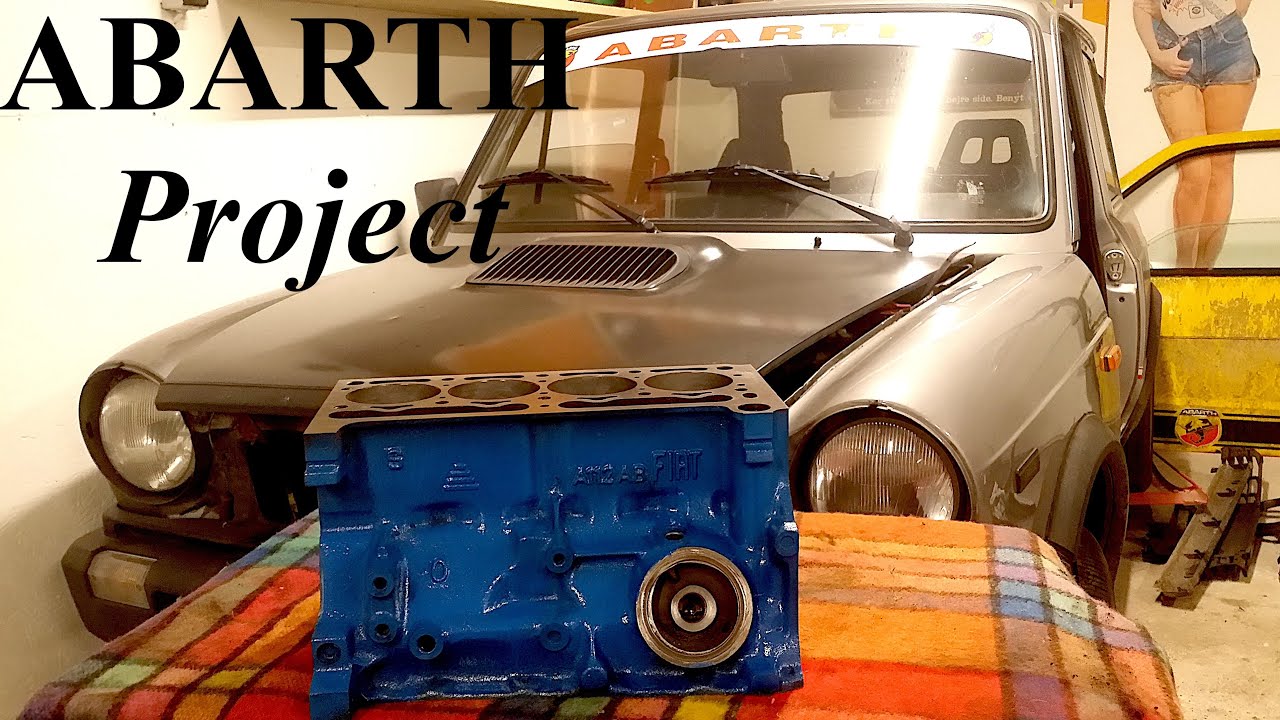 Abarth project- The rust and the engine.