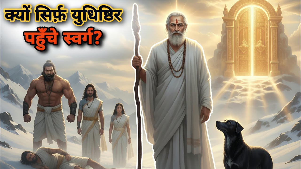 केवल युधिष्ठिर स्वर्ग क्यों गए? 😡 पांडवों के पतन का वास्तविक रहस्य | Mahabharat Final Truth #महाभारत