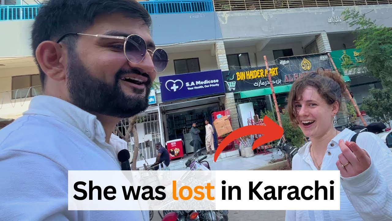 I helped s Lost German Tourist on a Wild Karachi Adventure!