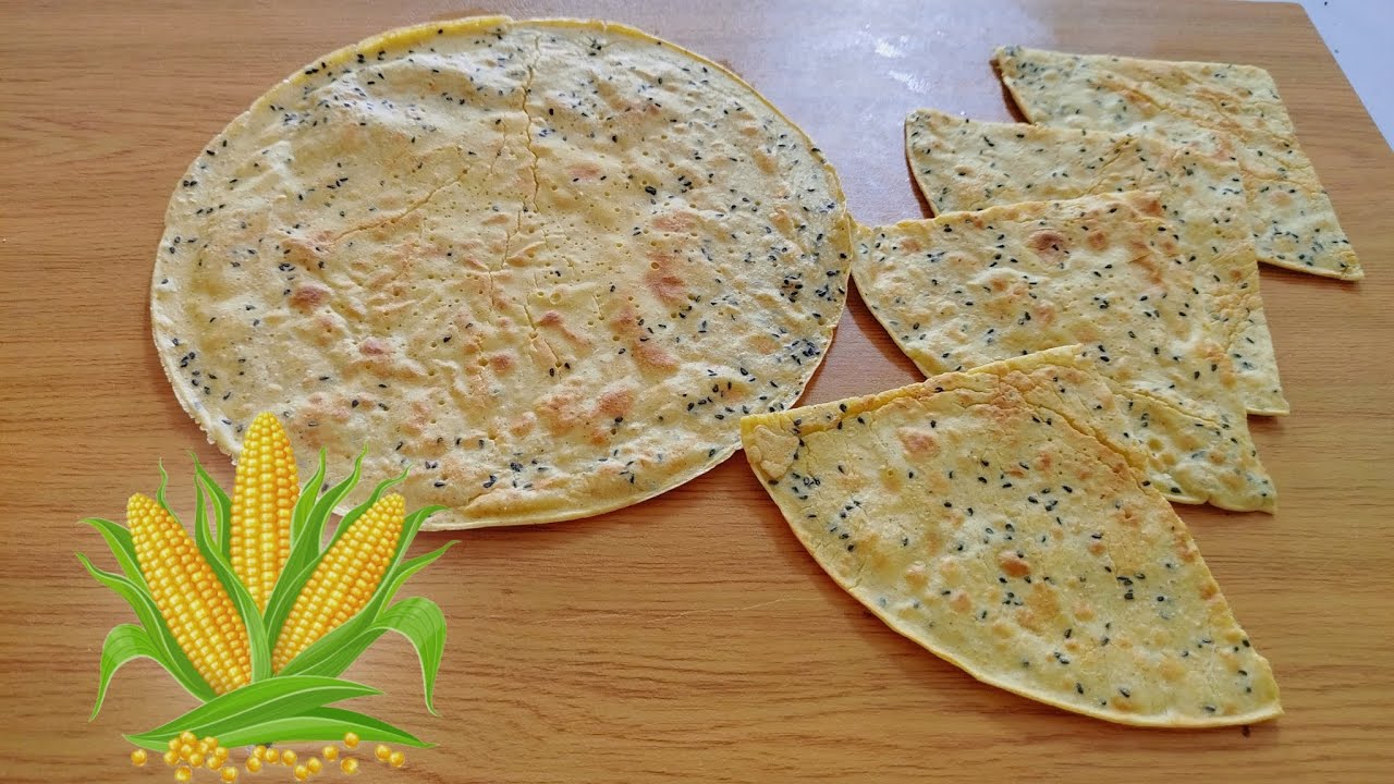 عيش الذرة 🌽 بديل الكريب أو عيش التورتيلا من المطبخ مع سحر