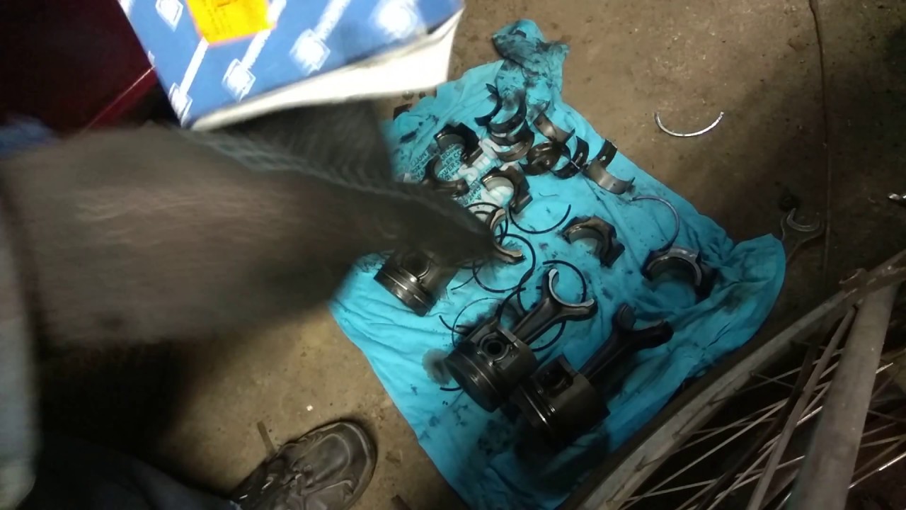 Escort сборка-разборка мотора 1.8d ч.2