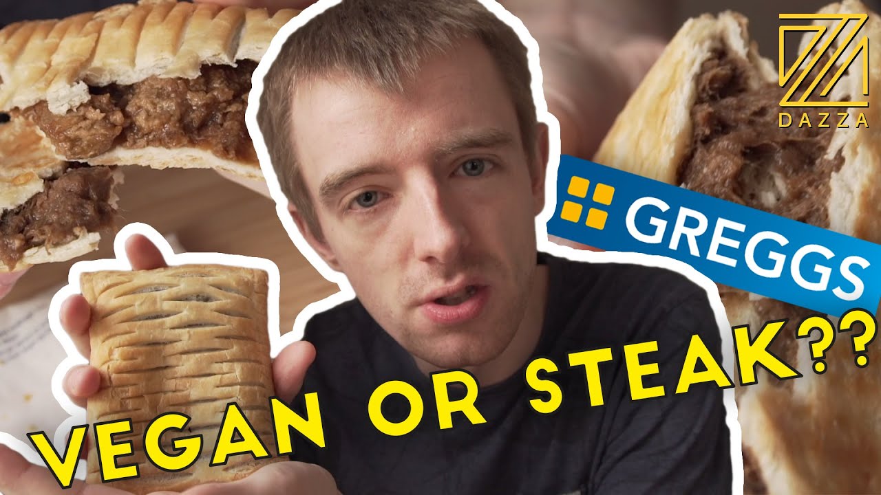 Meat Steak Bake vs Vegan Steak Bake From Greggs
