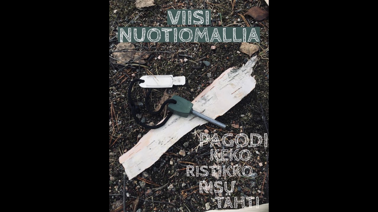 Testissä erilaiset nuotiomallit | Miten tulen sytytys onnistuu? | RETKEILY