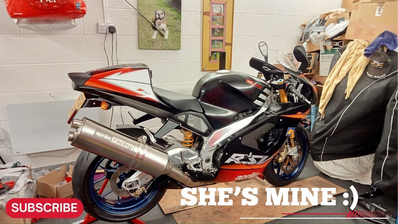 Aprilia RSV Mille R - Collecting a New Toy