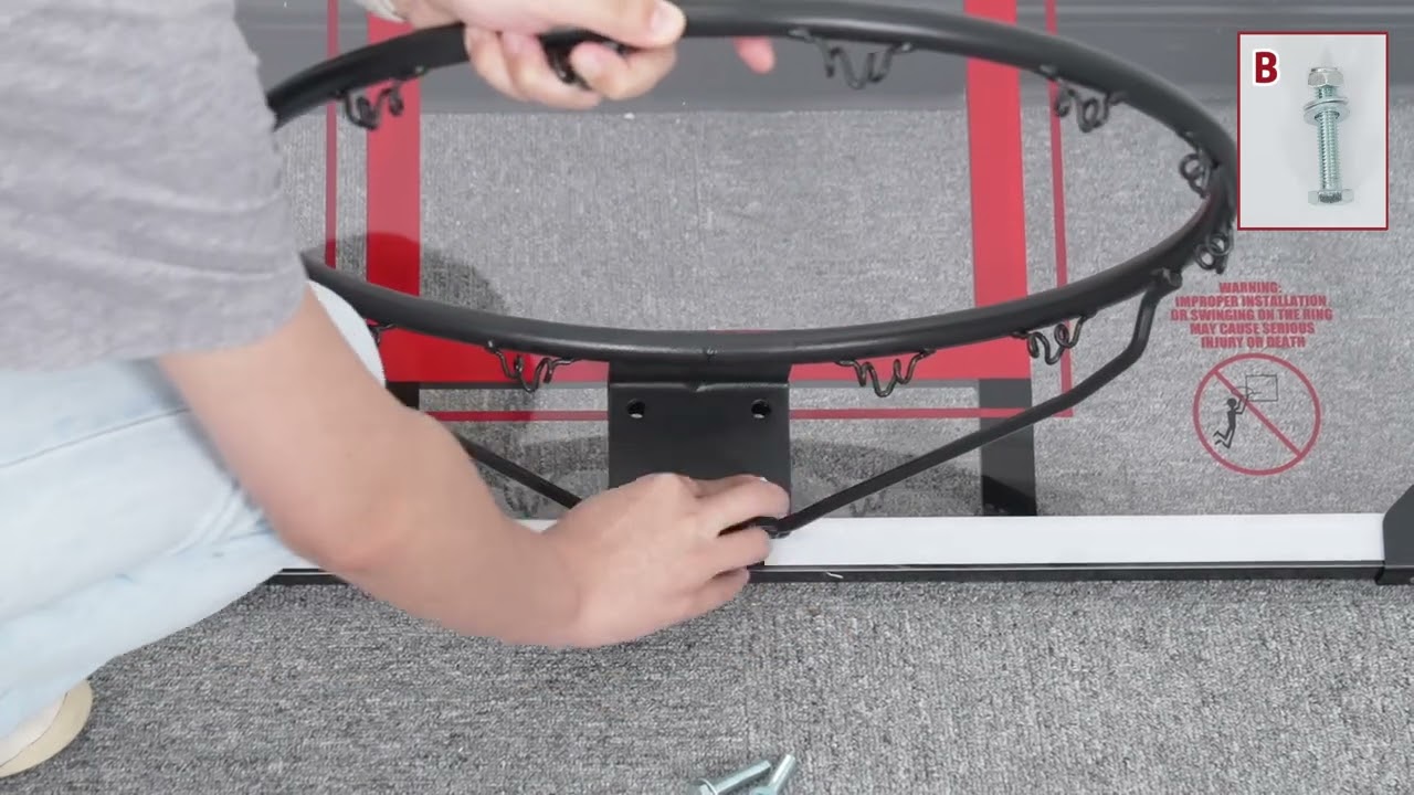 Yohood Kids Basketball Hoop Installation Guide - LX-908S
