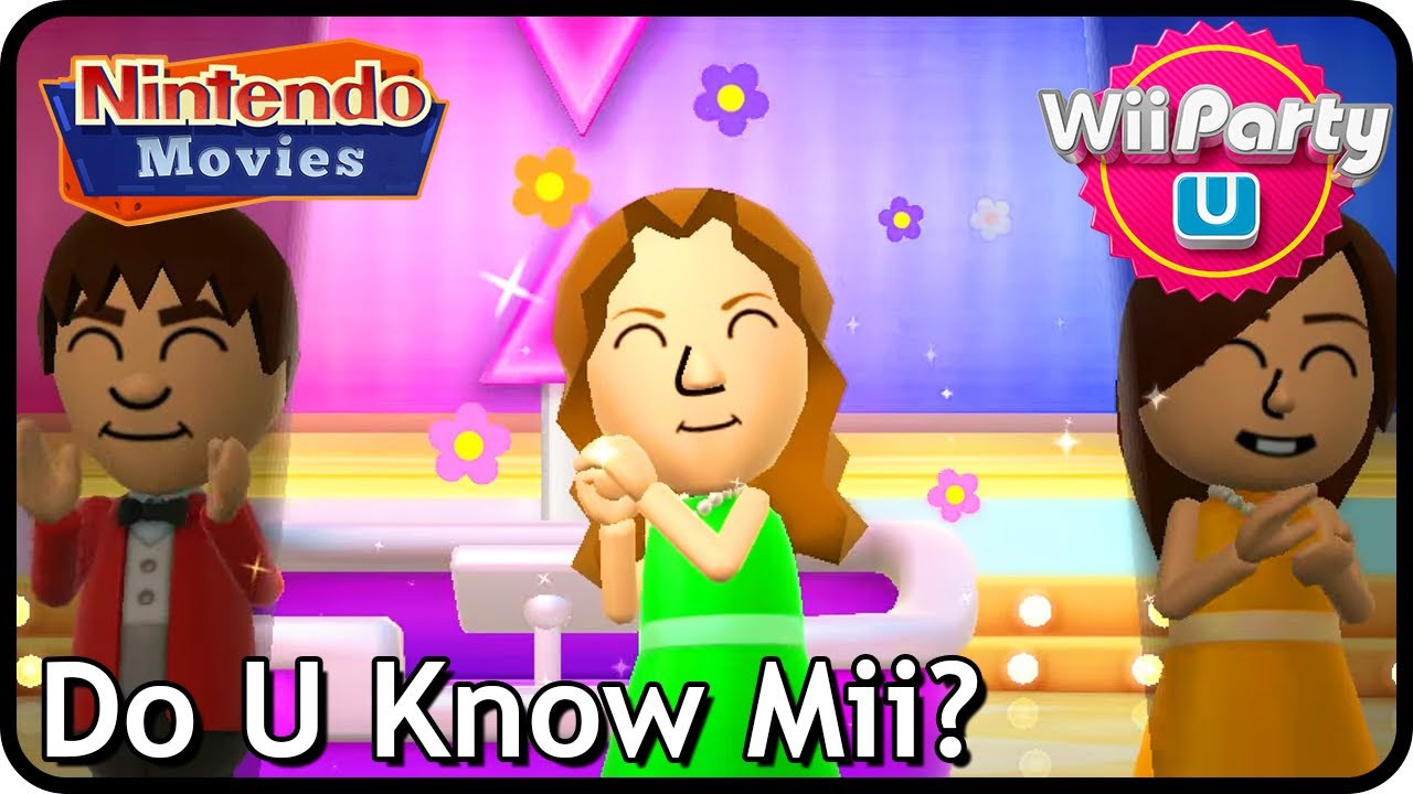 Wii Party U - Do U Know Mii? (4 Players, Maurits, Rik, Myrte and Thessy)