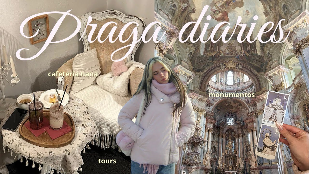 DIARIO DE PRAGA🎀 (Cafetería de nana, monumentos, turismo, restaurantes) l Pinterest/Coquette vlog l