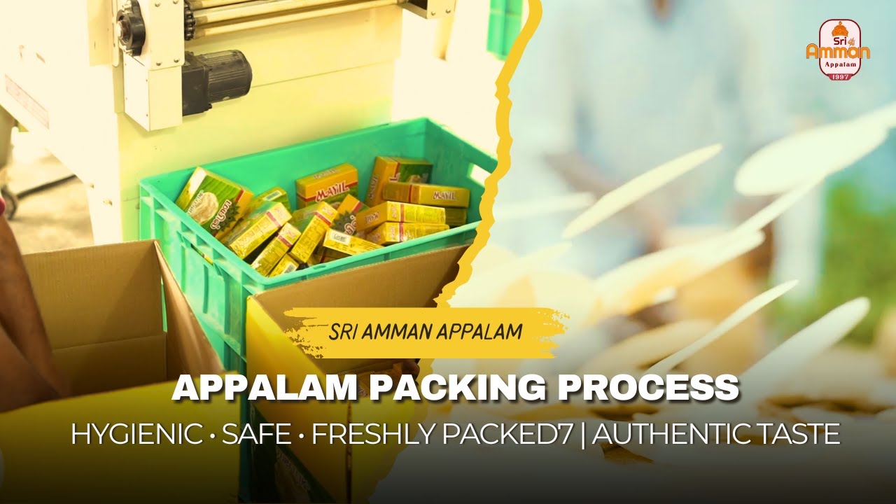Appalam Packing Process | Sri Amman Appalam | Coimbatore