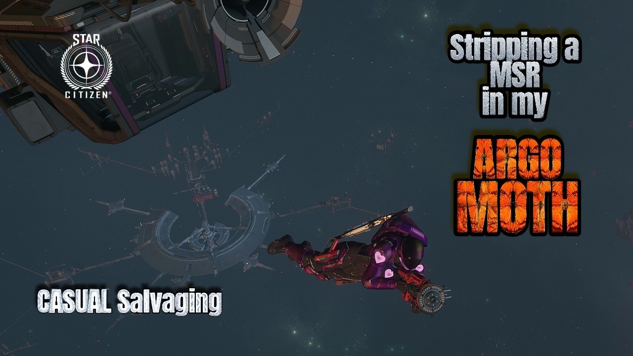 Stripping a MSR with the ARGO MOTH in Star Citizen