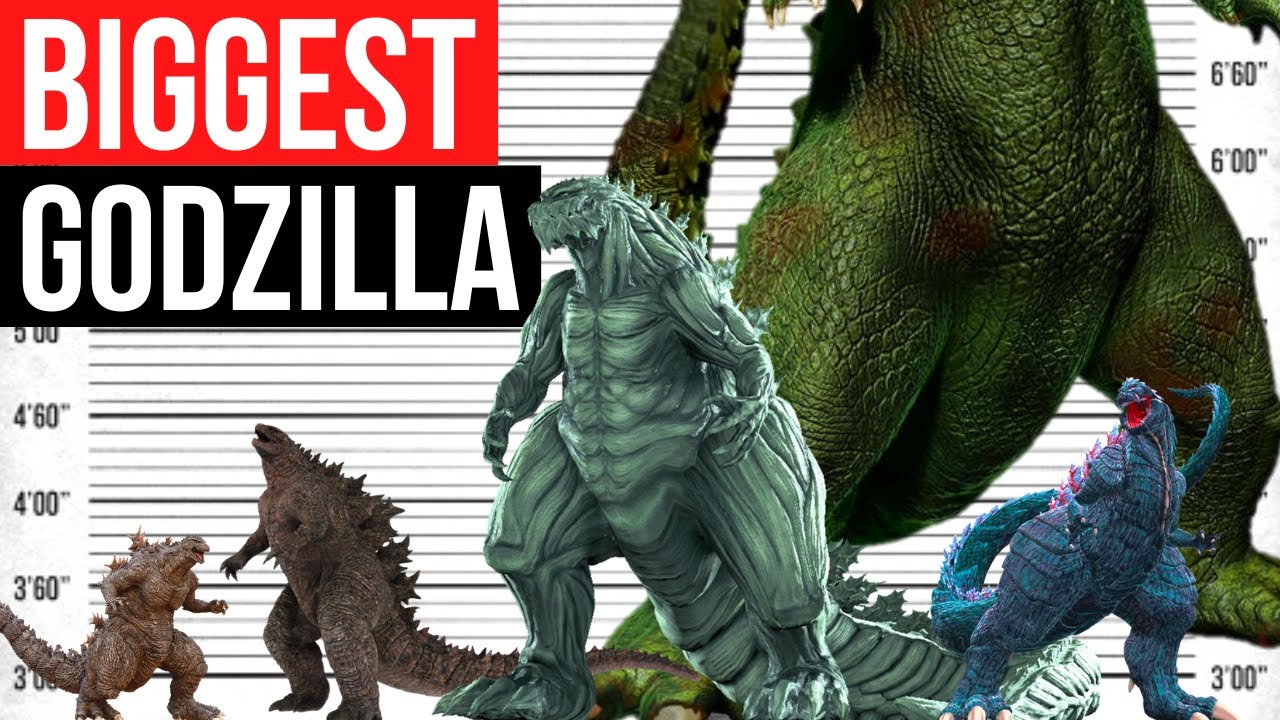 Biggest Godzilla in History | Size Comparison