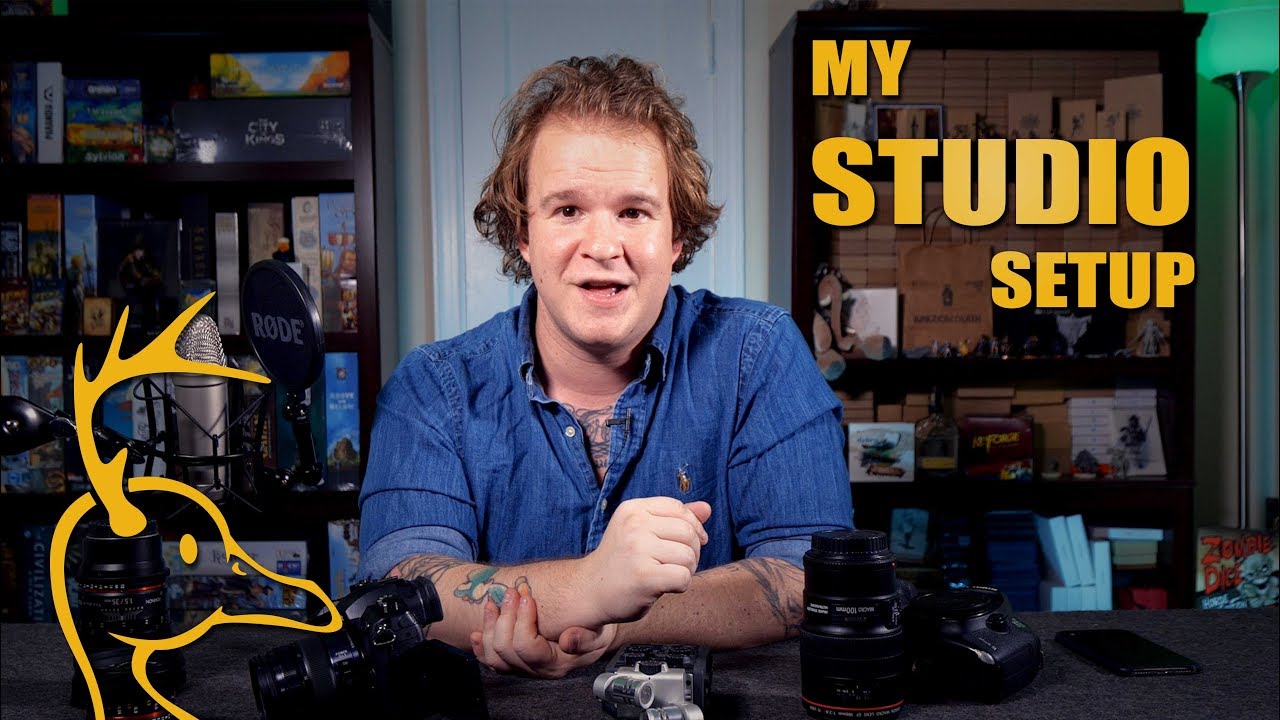 My Studio Setup - How to film Board Games - (Quackalope Conversation)
