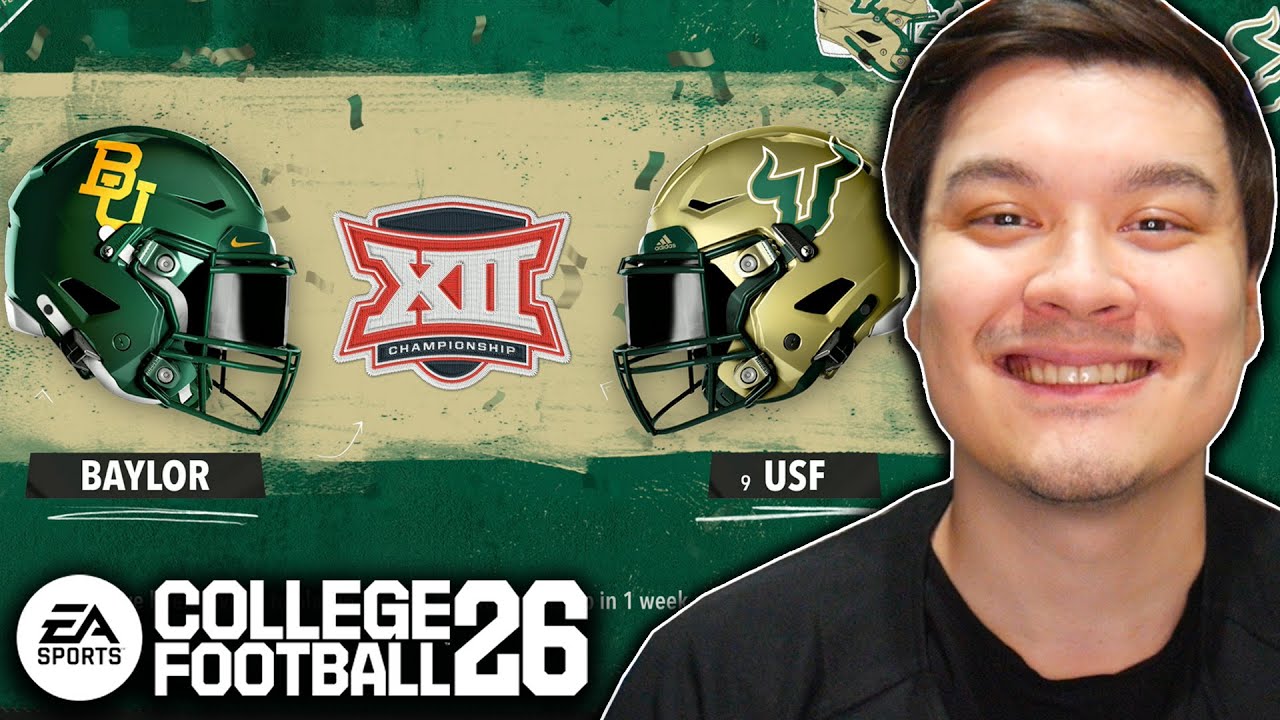 REVENGE GAME in the BIG 12 CHAMPIONSHIP - USF Dynasty College Football 26