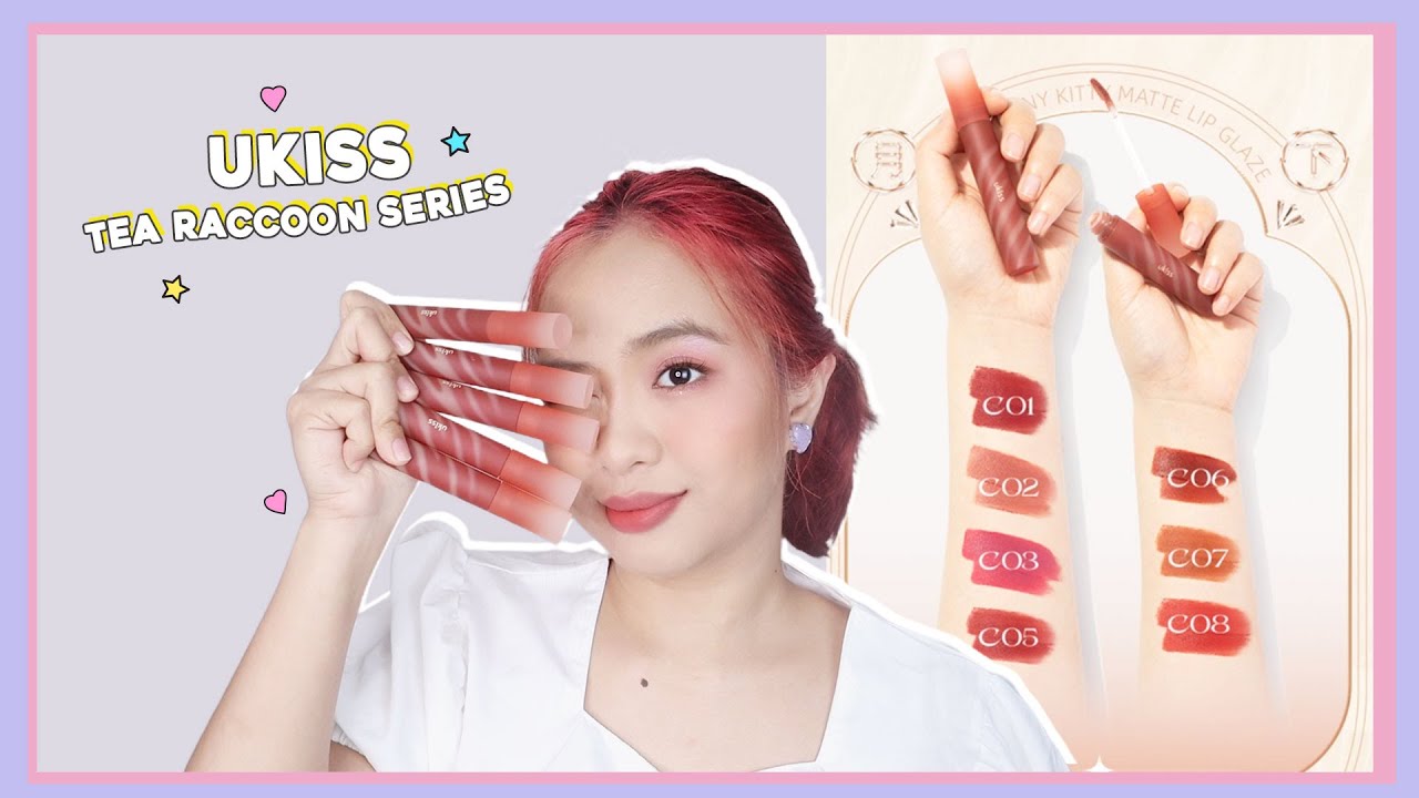 UKISS Tea Raccoon Series Swatches + Review | phonycore 2023 (Philippines)