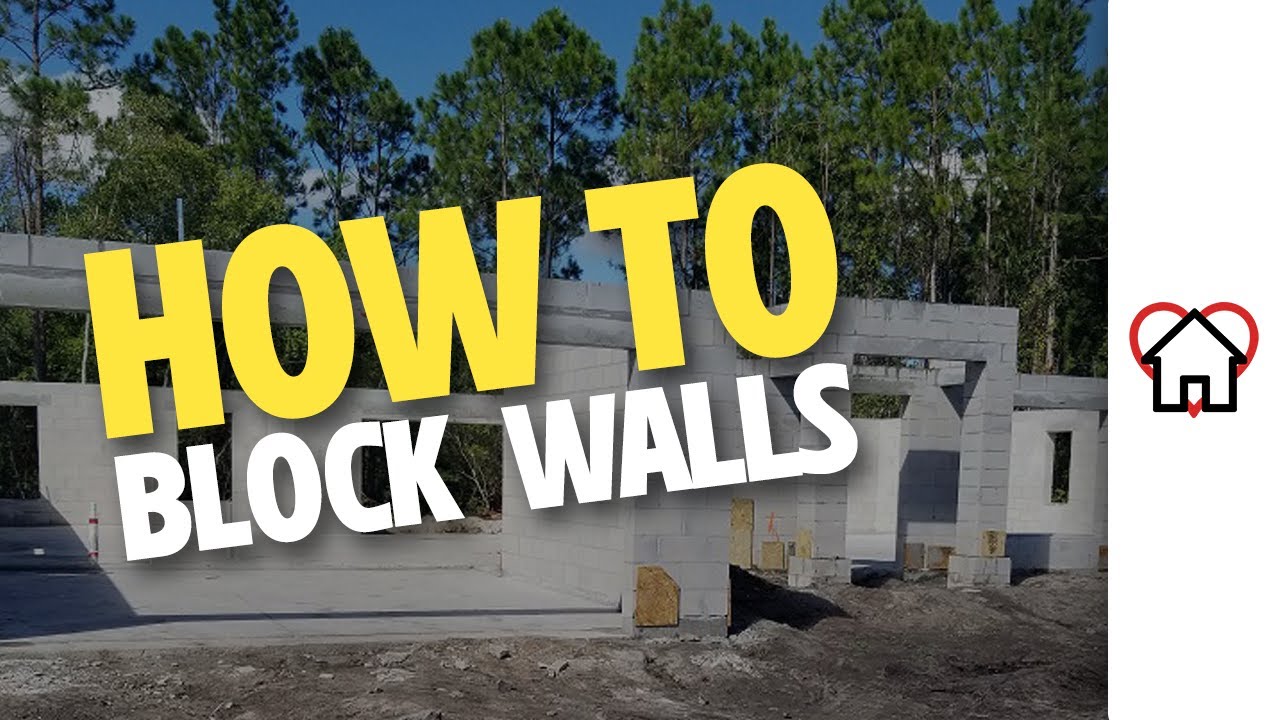 How To Build A Block Wall! General Contractor Explains!