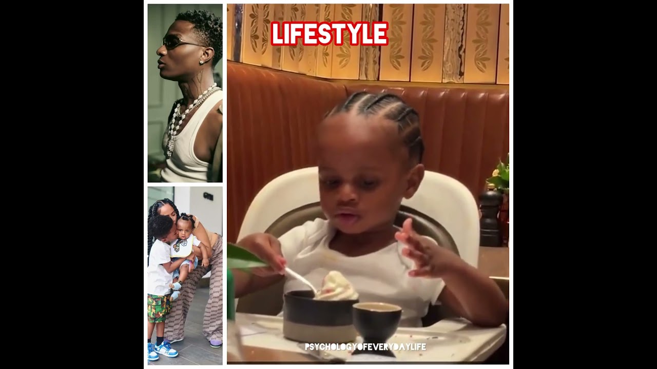 Wizkid and Jada P second son, AJ is All grown and handsome