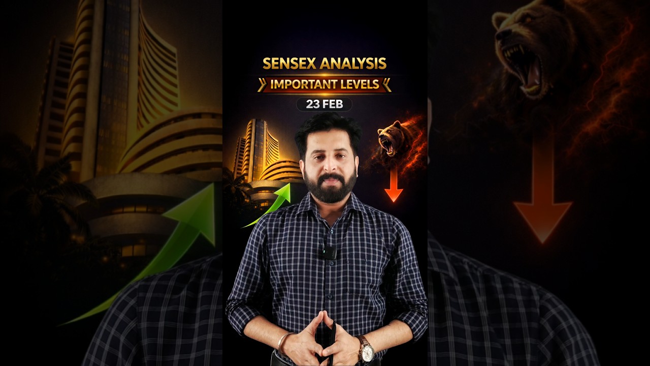 Sensex Nifty & BankNifty Prediction for Tomorrow | 23 February | Market Analysis
