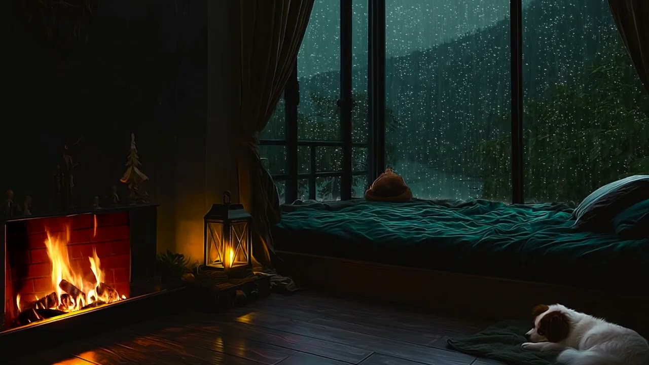 Soft Rainfall in a Quiet Forest 🌧️ Relaxing Rain Sounds for Sleep & Night Calm
