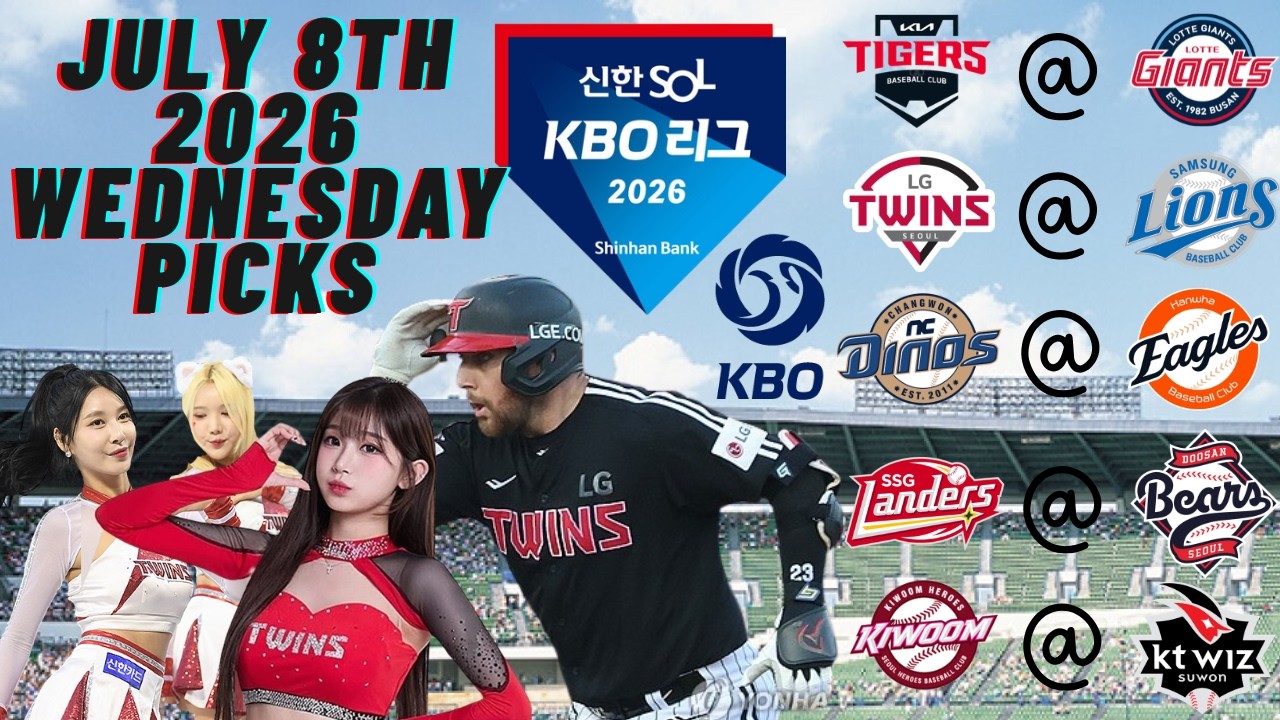 Прогнозы KBO на среду, 8 июля 2026 года