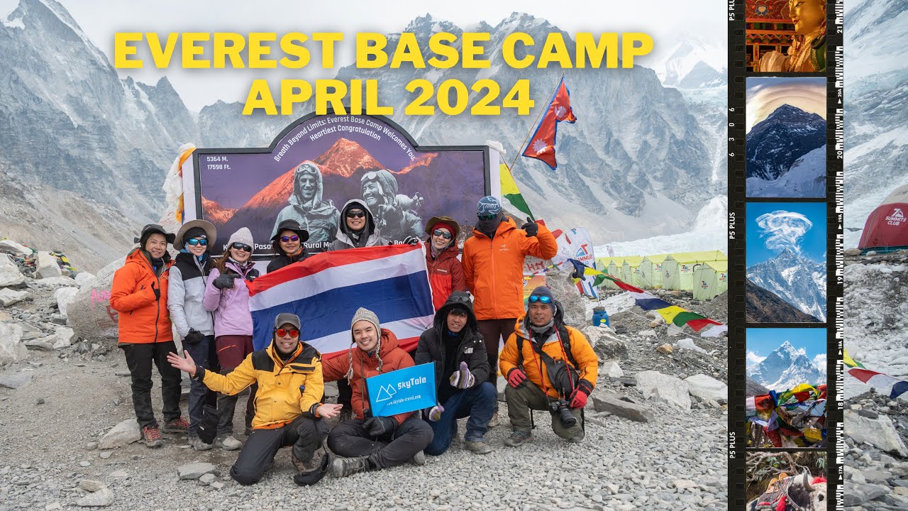 Everest Base Camp trek (April 2024) เส้นทางสู่เอเวอเรสต์เบสแคมป์! #ebc #nepal #everestbasecamp