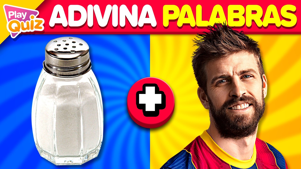Adivina La Palabra por 2 Fotos 🛏️🦁| Descubre la Palabra por las Im&aacute;genes - PlayQuiz Trivia