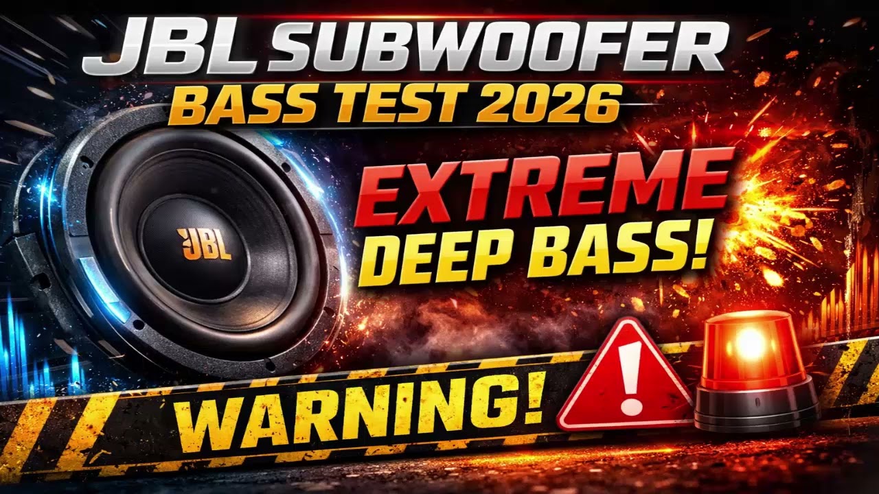 JBL Subwoofer Bass Test 2025 🔊 | EXTREME Ultra Deep Bass 💥 (Speaker Shake Warning 🚨)