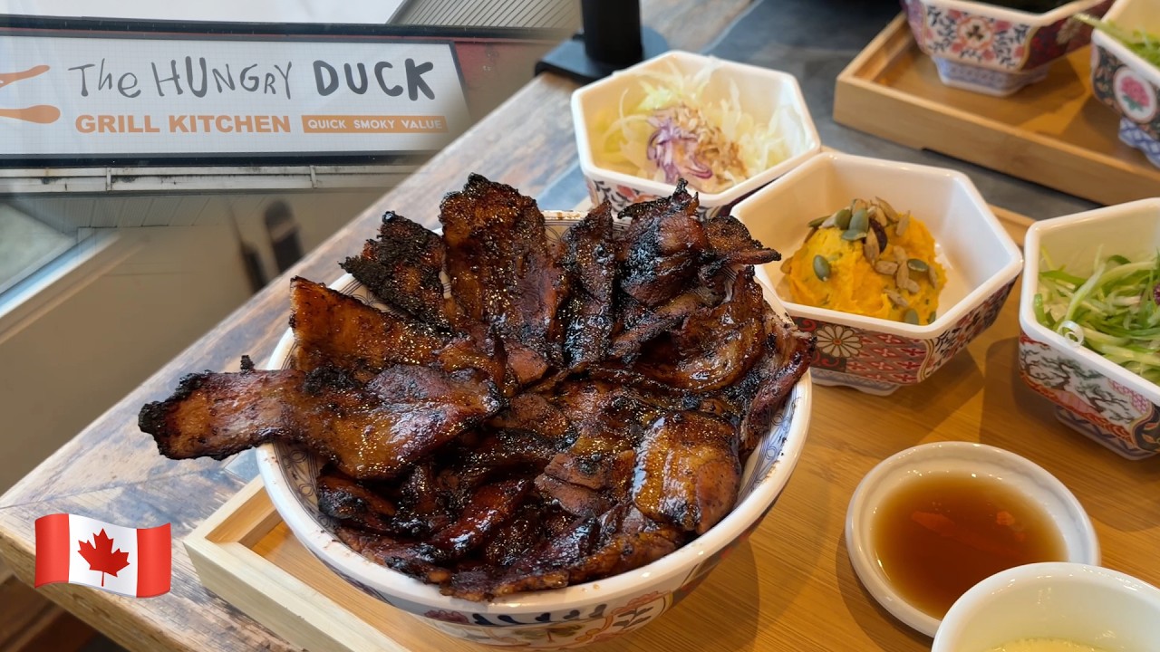 New Japanese Donburi in Vancouver That Missed Expectations | The Hungry Duck Grill Kitchen Review