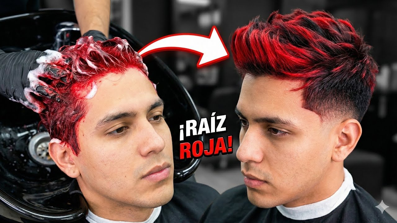 🔴 &iquest;Ra&iacute;z ROJA? El Cambio de Look m&aacute;s ARRIESGADO  (T&eacute;cnica Roots)