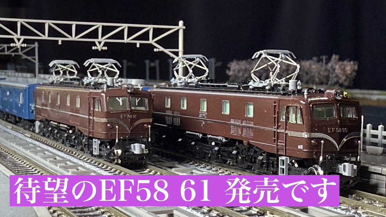 ゴハチファン必見！ロクイチ発売です#鉄道模型 #nゲージ #ef58 