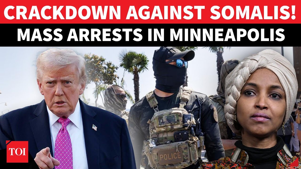 Minneapolis Crackdown: Somalis Arrested On Trump Orders; Ilhan Omar Deportation To Follow? | US News