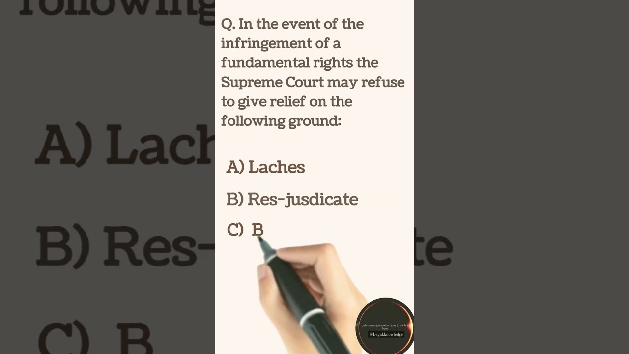 Fundamental☄Right MCQ🔥Q.06🔥#shortsmcq #mcqs