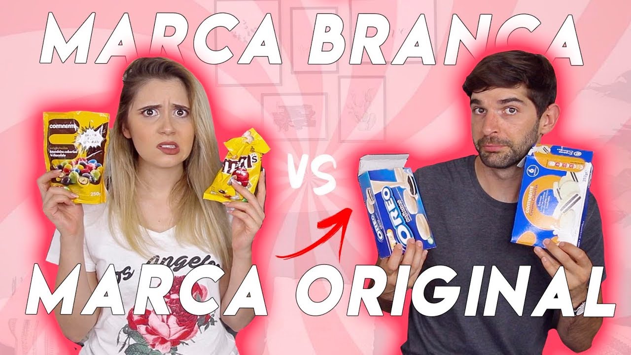 MARCA BRANCA vs MARCA ORIGINAL | DESAFIO | Joana Gentil