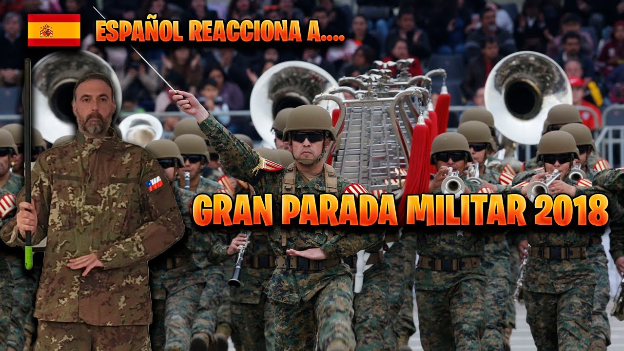 👉 ESPAÑOL REACCIONA a PARADA MILITAR de CHILE 2018
